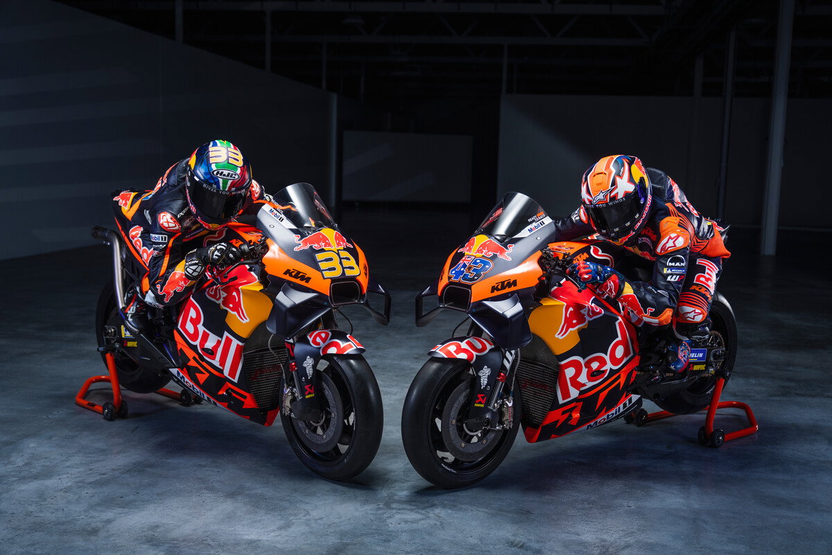 FIRST LOOK: 2023 Red Bull KTM MotoGP livery for Jack Miller and Brad Binder